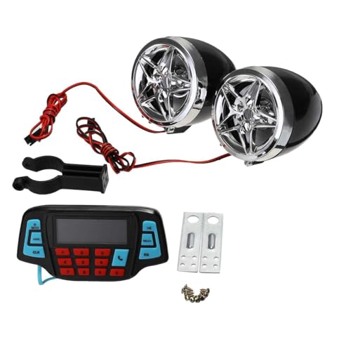 Parlante para Manubrio de Motocicleta con FM y MP3