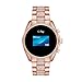Michael Kors Access Women's Bradshaw 2 Touchscreen Stainless Steel Smartwatch, Rose Gold tone w/Pave centerlinks-MKT5089