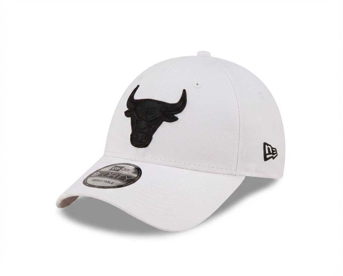 New Era Chicago Bulls League Essential White 9Forty Adjustable Cap - One-Size