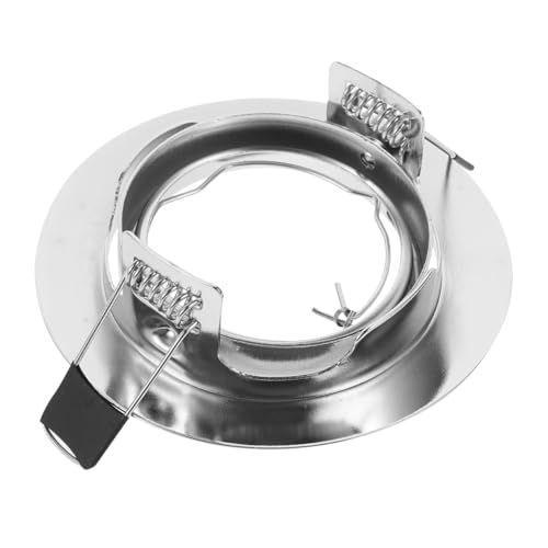 Homoyoyo Soporte Metálico Para Focos Empotrados Marco Resistente Para Luz Cocina y Baño Aro Para Luz Led Moderno y Duradero Compatible Con Lámparas De Techo