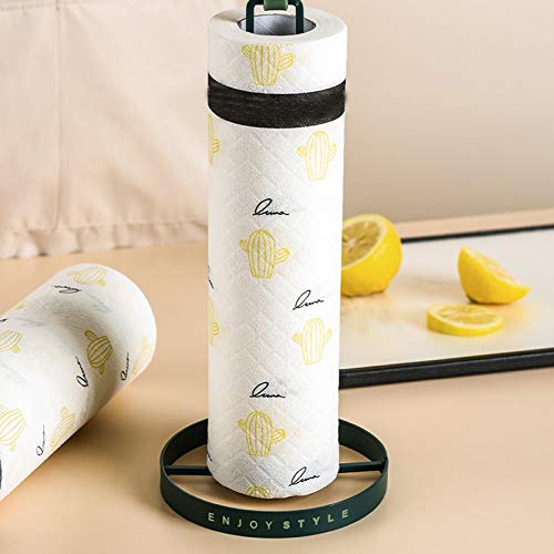 Gaoominy Soporte para Toallas de Papel en Rollo de Cocina Soporte para Pa?Uelos de Ba?O Estante para Servilletas… - Imagen 3
