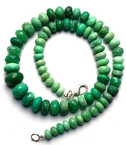 Chrysoprase 7-14mm LKBEADS perles naturelles rondelles pour réparer un collier