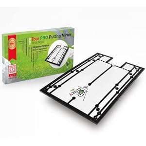 Golf Espejo de Alineación – Herramienta de Entrenamiento de Golf, Ayuda para Putt Golf y Alineación en Golf – Accesorio de Golf Esencial para Golfistas