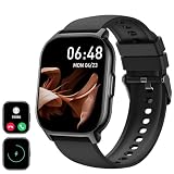 OHFAMO Smart Watch per uomo e donna, orologio fitness HD da 2,1 pollici con chiamate Bluetooth, monitoraggio del sonno della frequenza cardiaca, impermeabile IP68, tracker attività sportiva con oltre