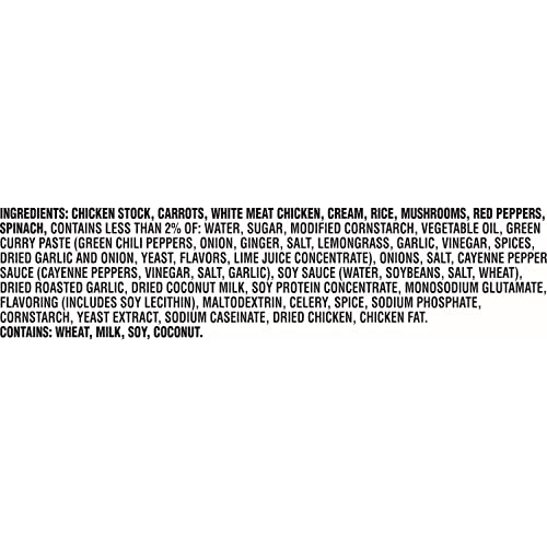 Campbell's Chunky Soup, Wicked Thai-Style Chicken With Rice And Vegetables Soup, 18.6 Oz Can (Case Of 12) #TOP5