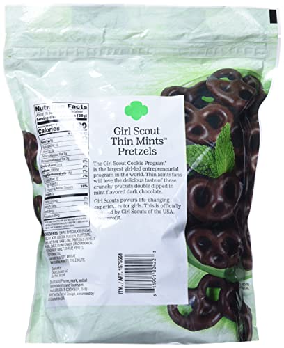 Girl Scout Thin Mints Pretzels 100% Real Dark Chocolate, 26 Oz #TOP1