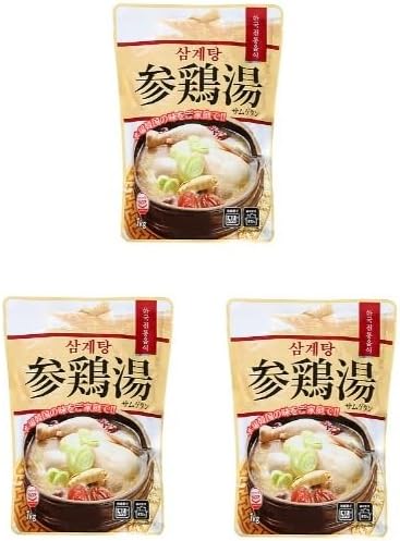 サムゲタンの健康効果とは？業務スーパーで手に入る美味しさ 業務スーパー 参鶏湯 1kg×3個 韓国料理 冬 鶏肉