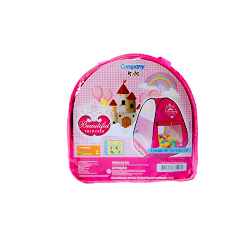Barraca barraquinha infantil de bolinhas bebê e crianças Princesa Rosa