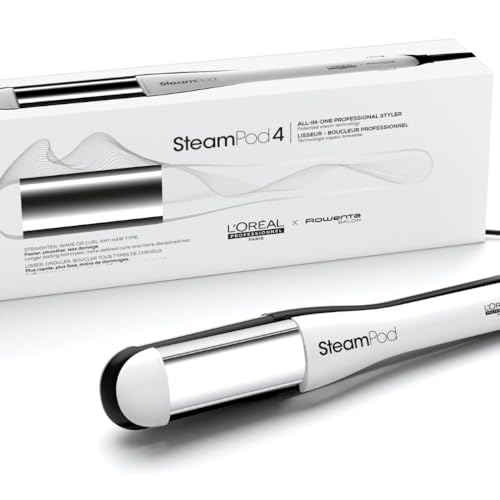 LOréal Professionnel Steam Hair Straightener & Styling Tool for All Hair Types SteamPod 4 UK Plug