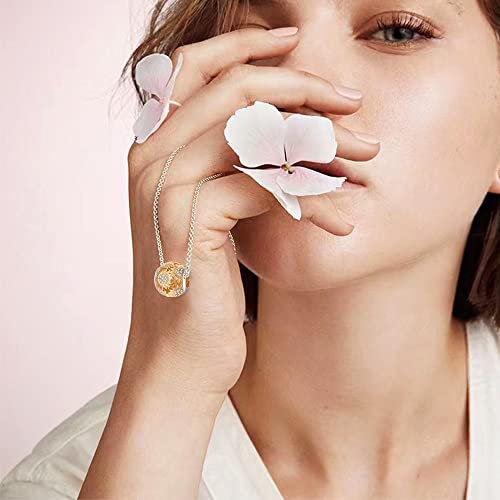 LNQOBU Happy Life Pendant Charm Bead Fits for Charm Bracelets - 925 Sterling Silver Dangle Pendant Bead for Woman(With one Spacer Beads Charms)3