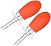 Corn Holders, AUGSUN 10Pcs/5 Pairs Corn Cob Holders Stainless Steel Corn on The Cob Holders BBQ Fork Skewers for Home Cooking Parties Camping