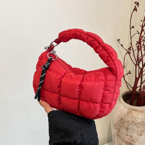 Mini Puffer Bag for Women Puffer Purse Quilted Puffer Tote Bag Puffer Handbag Puffy Shoulder Bag Bubble Bag Lightweight2