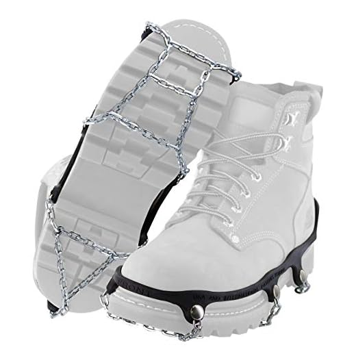 Yaktrax Traction Chains for Walking on Ice and Snow (1 Pair), Large