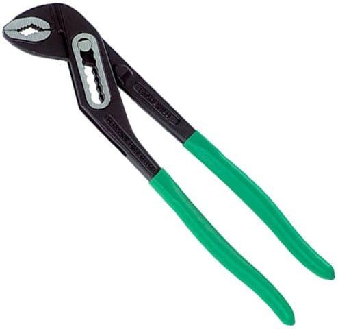 Stahlwille 65516240 6551 Chrome Vanadium Waterpump Plier, 34mm Jaw Opening, 240mm Length, Black and Green, Size - Image 3
