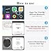 Air Tracker Tag, Smart Tag Bluetooth Tracker Works with Apple Find My (iOS Only), IP68 Waterproof, Replaceable Battery, Key Finder and Item Locator for Keys, Bags, Luggage, Wallet, etc