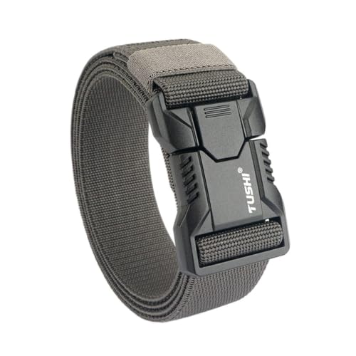 Cinturón táctico elástico unisex cómodo para senderismo y pantalones vaqueros diarios