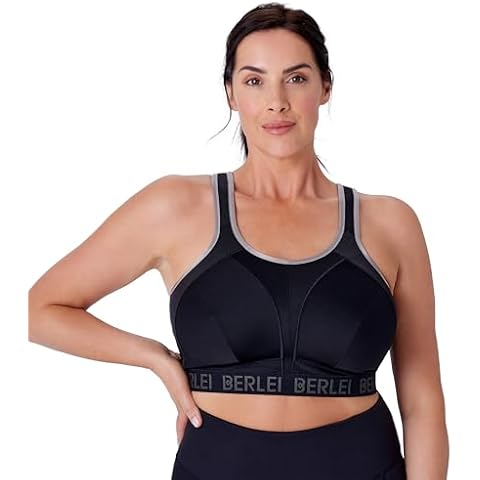 Berlei Women's Extreme Support Sports Bra, Black (Black) Cover