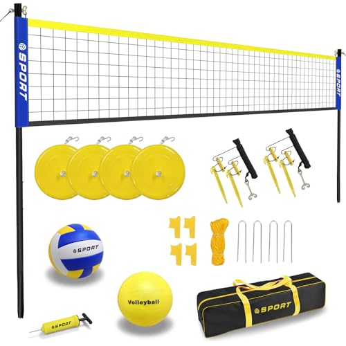 Beach Volleyball Net System with Accessories