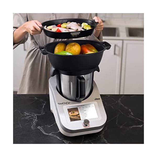 Ufesa TotalChef RK7 Robot de Cocina Inteligente Multifunción, WIFI, 30 ...