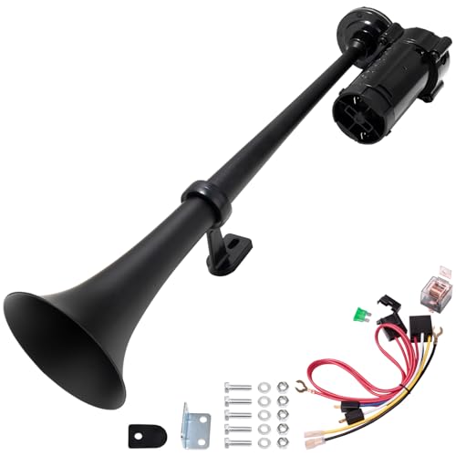 FARBIN 剹ʂ̃GAz[ 12V GARvbT[tgbNpgCz[ 150dB 12V  I[goC sbNAbv SUV gbN {[g (ubN)