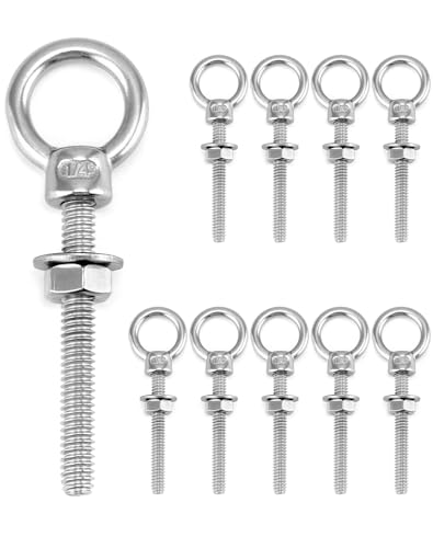 Pernos de hombro QWORK de acero inoxidable para sujeción en embarcaciones y remolques