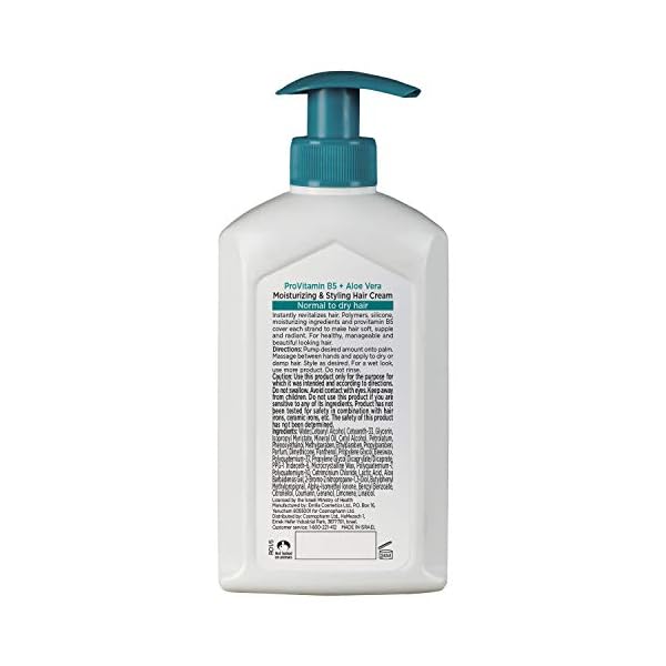 Moisturizing And Styling Hair Cream For Women And Men by Natural Formula - Hair Cream Moisturizer Enriched With Pro Vitamin B5 - Aloe Vera Hair Cream For Normal To Dry Hair - 13.5 fl. oz.