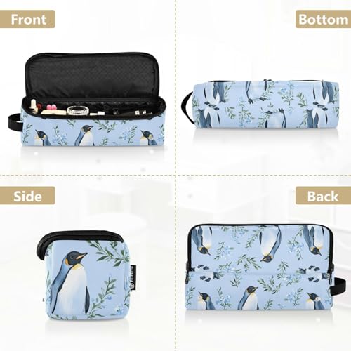 Organizador de herramientas para cabello resistente al calor Chic Penguin Light Blue, 2 en 1, ideal para planchas, rizadoras y alisadores, para viaje y uso en casa miniatura 5