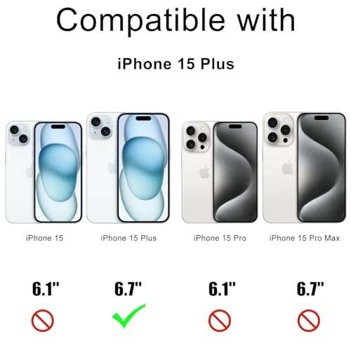 Pepmune for iPhone 15 Plus Case, Cute 3D Astronaut Stand with [2 Screen Protector] [Camera Protection] Kickstand Shockproof Bling Silicone Soft Cover for Apple iPhone 15 Plus Phone Case, Purple by Pepmune - Image 5