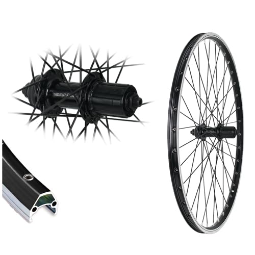 Hinterrad 26 Zoll MTB Hohlkammer Industrielager schwarz 8,-9,-10 Fach...