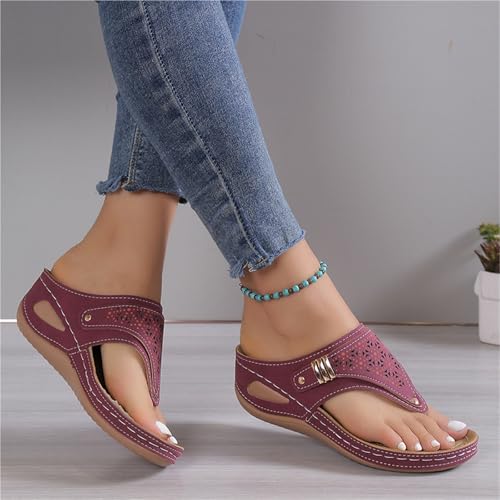 Women Wedge Platform Slippers Orthopedic Sandals FlipFlops2