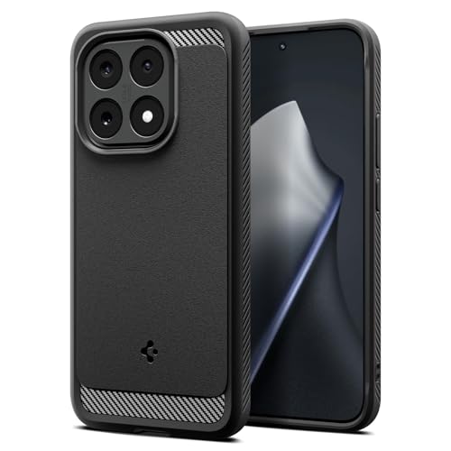 Spigen Cover Rugged Armor Compatibile con Xiaomi 15T - Nero Opaco