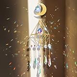 【Brillante, romántico y soñador】: bajo la luz del sol, florece y refleja un hermoso arcoíris. Meciéndose suavemente con la brisa, agrega un ambiente romántico, cálido y relajante a su balcón o patio.