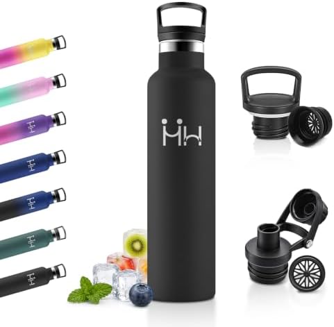 Thermal Bottle 1L Stainless Steel, 12h Heat/24h Cold