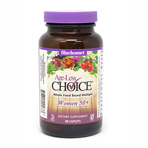 Bluebonnet Nutrition Age-Less Choice Whole Food-Based Multiple for Women 50+ Caplets, 90Count
