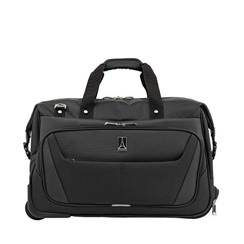 Travelpro Maxlite 5 Sac de Voyage Souple de Cabine 2 Roues 52x33x25 cm Ultra-Léger et Durable avec Sangle Trolley Capacité 40 Litres Bagage de Voyage Noir Garanti 5 Ans Cover