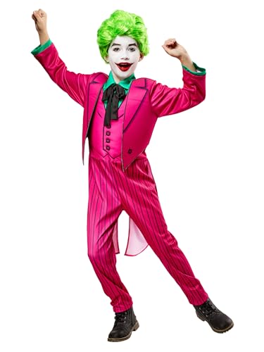 Rubies DC Batman Classic 1966: The Joker Costume for Kids, Boy's Small