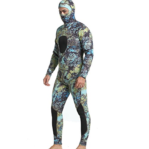 Myledi Neoprene 3Mm Super Stretch Camouflage Fullsuit For Freediving Snorkeling Swimming Spearfishing Wetsuit (My047, Xl) #TOP2