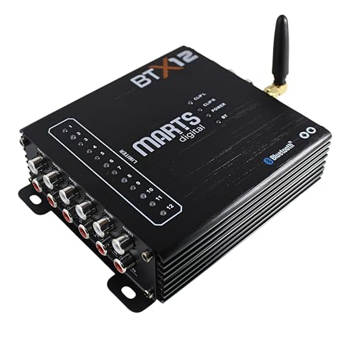 Marts Digital 4v 6 Input /12 Output Channels Bluetooth Android/iOS BTX12 DSP