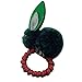 Produktbild bdrsjdsb 3D Cartoon Osterhasen Hase Haarring Seil Kinder Mädchen Elastische Pferdeschwanz Halter Haarnadeln Grün