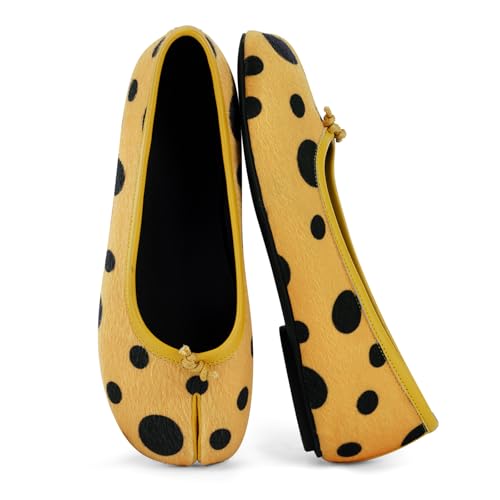 Image of Tabi Shoes Women Split Toe Shoes Wide Width Ballet Flats Comfort Casual Work Shoes for Women Office