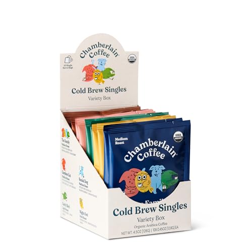 Chamberlain Coffee Organic Variety Cold Brew Singles