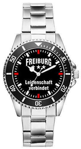 Preisvergleich Produktbild KIESENBERG Freiburg Geschenk Artikel Idee Fan Uhr 2299