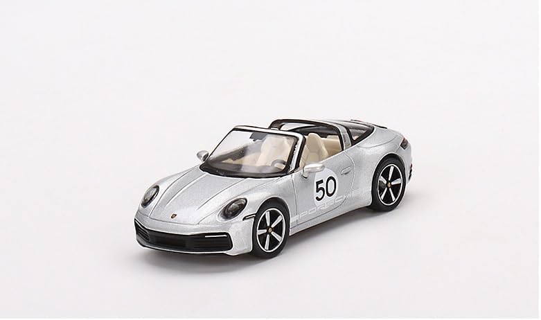 Miniatura 2 de True Scale Miniatures Modelo de coche compatible con Porsche 911 Targa 4S Heritage Design Limited Edition 164 Modelo de coche fundido a presión