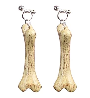 Cave Man/Woman Bone Earrings Fancy Dress (accesorio de disfraz) | Ya disponible en tu tienda friki favorita! En mundofriki.es!