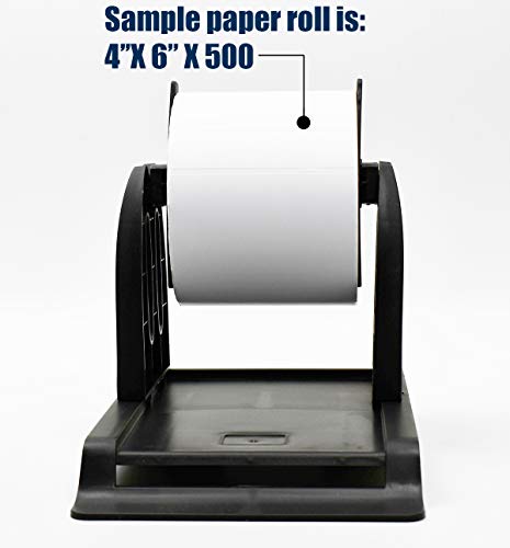 Thermal Label Holder For Rolls And Fan-Fold Labels Great For Desktop Thermal Printers Label Holder Black #TOP6