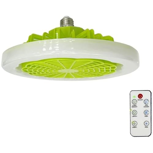 Ventilador De Teto Silencioso Luminária LED Ajustável 3 Modos Moderno Com Controle Remoto Ideal Para