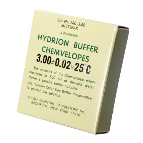 Micro Essential Lab 280-3.0 Hydrion pH Buffer Powder, 3 pH (Case of 5)