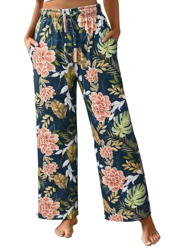 Image of X-Image Women Comfy Casual Pajama Pants with Pockets & Drawstring