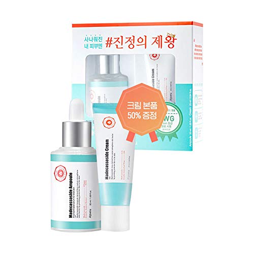 [A'PIEU] Madecassoside Ampoule Large Capacity Set - Madecassoside Ampoule 50ml (1.69oz) + Madecassoside Cream 25ml (0.84oz)