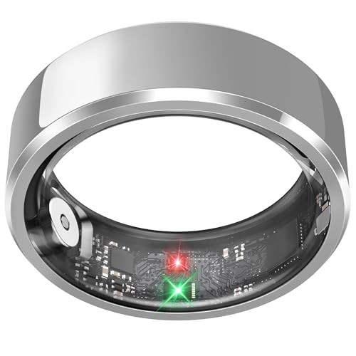 Bague intelligente femme suivi sommeil et fréquence cardiaque : l'anneau étanche haute précision